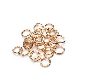 Vekeklee Anillo de Salto Redondo Multifunción de 8mm de Hierro Metálico <span class=keywords><strong>en</strong></span> <span class=keywords><strong>Latón</strong></span> Antiguo y Oro KC para Accesorios de Bolsos y Fornituras de <span class=keywords><strong>Joyería</strong></span> - Product Image 5