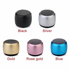 Hot Bán Âm Thanh 5.0 Đồng Xu Kích Thước Kim Loại Parlantes Không Dây Mini Màu Xanh Răng Bass Loa Đối Quà Tặng - Product Image 6