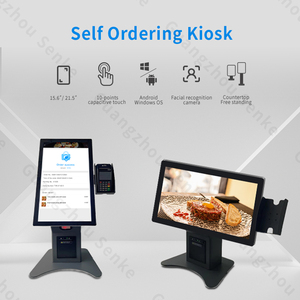 Kiosque de commande automatique compatible Android / Windows OS, écran tactile 15,6/21,5 pouces, service de restauration rapide, modèle SK-21.5A - Product Image 5