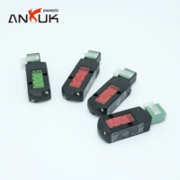 ANRUK 327G Vanne solénoïde DC24V G 1/4 3 ports 2 positions Réponse rapide 15 ms Pour équipement de papeterie
