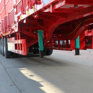 Semi-remorque à paroi latérale/cargo de 12 m/14 m/16 m/18 m pour marchandises en vrac/animaux/légumes/fruits - Product Image 6