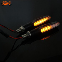 Luces Intermitentes LED de Alta Calidad para Motocicleta, 12V, Color Ámbar, con Marcado E, Luz Secuencial