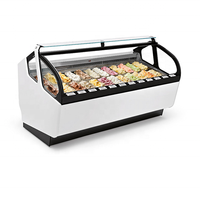 Prosky 24 assiettes crème glacée italienne gelato affichage réfrigérateur congélateur vitrine