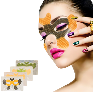 Masque pour les yeux en feuille de collagène et de glycérine en forme de papillon, hydratant, anti-âge - Product Image 1