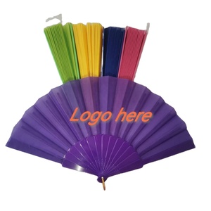 Abanicos Plegables de Mano de 23 cm con Diseño Personalizado Colorido, Abanico de Mano de Plástico para el Verano, para Exteriores - Product Image 5