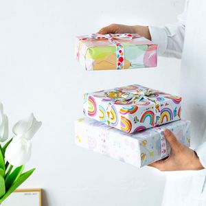 Wholesale High Quality Coated Silicone Virgin Birthday <b>Wrapping</b> <b>Paper</b> Rolls <b>Kids</b> Day Collection Packaging Uperior Craftsmanship - Product Image 3