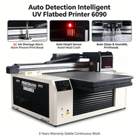 Impresora UV FunJar 6090, Impresora Plana con Efecto 3D para Impresión de Etiquetas y Adhesivos Metálicos