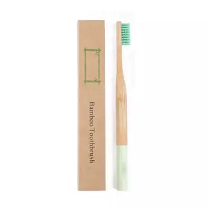 CE approvato Eco Friendly spazzolino usa e getta personalizzato imballaggio e Logo OEM morbido carbone di carbonio Hotel spazzolino da denti di bambù