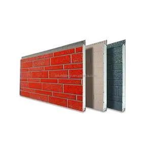 Color steel corrugated insulated PIR/PUR/rock wool/EPS sandwich panel for roof and wall of cold room/warehouse