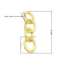 Chaîne à quatre sections, chaîne colorée en forme de O, chaîne de queue, accessoire de porte-clés DIY, chaîne d'extension pour porte-clés