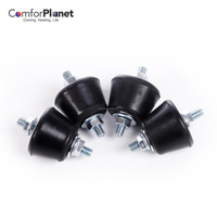 Amortisseur de vibrations en caoutchouc anti-vibration pour climatiseur et système CVC, support de sol, fourni par des fabricants puissants