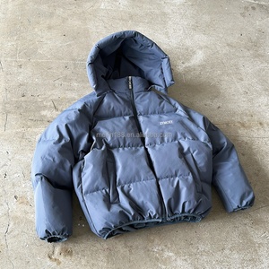 Custom High Quality Men Oversized Winter Thick Puffer <b>Jackets</b> Wadded Bubble Coats Hood Duck Puffer Down <b>Jackets</b> for Men - Product Image 3
