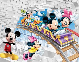 ZHIHAI Superman dibujos animados niños amados niños habitación en relieve 20D papel tapiz de tela - Product Image 2