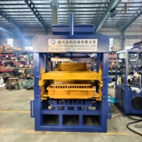 Équipement de production entièrement automatique Zhongke QT4-15 pour pavés, briques de ciment et blocs