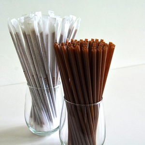 Pajitas Biodegradables Desechables de Fibra de Café, Grado Alimenticio, Envueltas Individualmente, 200mm, para Cafeterías, Té con Leche y Uso Doméstico - Product Image 6