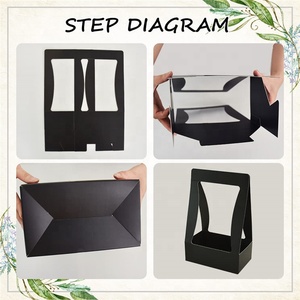 Màu Sắc Tùy Chỉnh Hoa Cửa Hàng Bán Lẻ Thủ Công Túi Quà Tặng Giấy Cho Bó Hoa Bao Bì Bọc Hoa Bán Hoa Nguồn Cung Cấp - Product Image 4