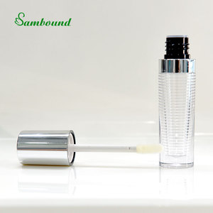 <b>Travel</b>-Size Lip Gloss Tubes <b>Clear</b> Plastic Applicator <b>Bottle</b> with Soft Brush Tip for Lip Oil and Glossy Makeup Formulas - Product Image 5