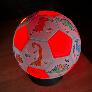 Customizable Diy Pattern Painting Glow in the Dark Soccer Ball LED <strong>Light</strong> <strong>up</strong> <strong>Football</strong> Soccer Ball - Product Image 2