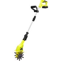Micro-motoculteur à batterie lithium, pour désherber et ameublir la terre, petit appareil domestique à double usage, machine à labourer, houe électrique, outil de jardinage, jaune