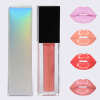 Rouge à lèvres liquide en tube transparent personnalisé 136 couleurs brillant mat longue durée imperméable facile à appliquer brillant à lèvres hydratant en vrac