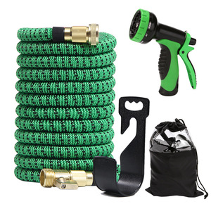 Manguera de Agua Extensible de 7.5m a 30m, Manguera de Jardín de Polipropileno con Pistola de Riego, Kit de Lavado de Autos - Product Image 1