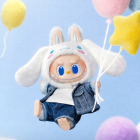 POP MART The Monsters Labubu Blind Box – Série Labubu Hello Kitty et ses amis – Pendentifs en vinyle et peluches Labubu – Boîte mystère
