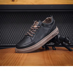 Zapatos de Cuero Informales para Hombre, Calzado Deportivo de Moda Coreana a Juego, Color Blanco Pequeño, Primavera, Novedad - Product Image 6