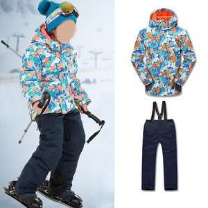 Ensemble de combinaison de ski pour enfants, comprenant une veste et un pantalon épais et imperméable pour garçons et filles. - Product Image 6