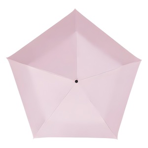 5 Bone Ultra Light Macaron Feather <b>Umbrella</b> Black Glue Sun Cover Three Folding Pencil Gift Advertising - Product Image 5