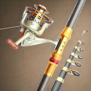 <span class=keywords><strong>Ensemble</strong></span> <span class=keywords><strong>Canne</strong></span> <span class=keywords><strong>et</strong></span> <span class=keywords><strong>Moulinet</strong></span> de Pêche Télescopique en Carbone à Action Lente <span class=keywords><strong>Canne</strong></span> Dure pour la <span class=keywords><strong>Carpe</strong></span> pour la Pêche sur Glace <span class=keywords><strong>et</strong></span> au Lancer en Gros - Product Image 2