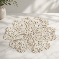 Set de tapis de Table à manger en Polyester, 1 pièce, accessoire décoratif d'intérieur, vente directe depuis l'usine