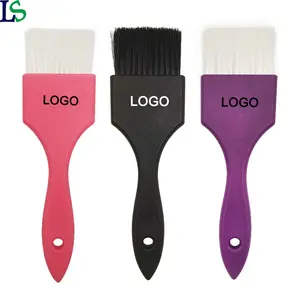 Professional Nylon Dyeing Brush Barber Hairdressing Salon Printing Logo Hair Brushes For Hair Coloring