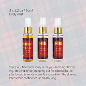 ชุดสเปรย์น้ำหอมบำรุงผิวกายสำหรับผู้หญิง BBC 3 ชิ้น รุ่น <span class=keywords><strong>HER</strong></span> Vip Gold Edition ขนาด 3x60 มล. - Product Image 2