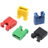NOUVEAU Capuchon de court-circuit Espacement 2.54MM Noir Jaune Rouge Bleu Capuchon de connecteur de broche de bloc de court-circuit