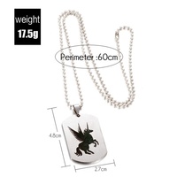Pendentif Breloque Cheval en Acier Inoxydable pour Fabrication de Bijoux – Vente en Gros