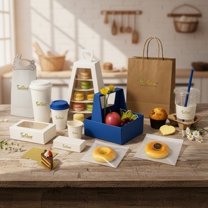 Tapa de cartón para bebidas calientes con logo personalizado Sunshine, impresa, ecológica, reciclable, de doble pared, con lámina rosa dorada. - Product Image 1