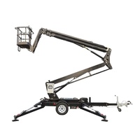 Ascenseur d'araignée à chenilles articulé hydraulique 10m-20m ascenseur de travail aérien d'homme nouveau et utilisé araignée de flèche remorquable pour l'alimentation ca