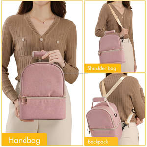 Extractor de leche de bebé de doble capa, <span class=keywords><strong>mochila</strong></span> de hombro, bolso de guardería para mamá, Enfriador de leche, apto para 6 botellas, bolsas de almacenamiento, bolsa enfriadora de leche materna - Product Image 5