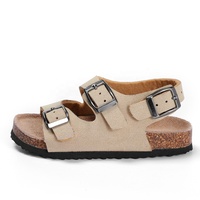 Sandal Suede Anak Laki-laki Berkualitas Tinggi dengan Tali Gesper Grosir