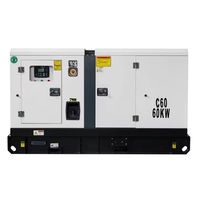 LEEGA Power 40kVA Leiser Dieselgenerator 3-Phasen Notstromaggregat Fernstart 50Hz 220V Nennspannung Offener Rahmen ATS Weichai