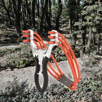 Alliage de haute qualité haute puissance catapulte précision tir en plein air chasse fronde avec carte balle frondes et accessoires