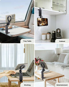 Support de téléphone universel mains libres pour avion Support de téléphone pour avion Essentiels de voyage pour accessoires <span class=keywords><strong>Magsafe</strong></span> <span class=keywords><strong>iPhone</strong></span> 15 - Product Image 5