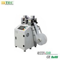 STEC-máquina de corte y punzonado de tela Vertical, automática