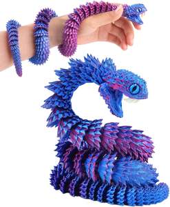 ของเล่นงูฟันพลาสติกแช่แข็ง - ของเล่นยืดหยุ่นนุ่มนวล บรรเทาความวิตกกังวล คลายเครียด สำหรับเด็กผู้ชายและเด็กๆ ของขวัญที่สมบูรณ์แบบ - Product Image 1