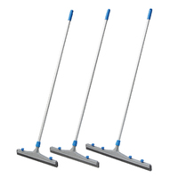 Fournitures de nettoyage commercial, raclette à sol à manche long de 140 cm, à code couleur, pour restaurant, terrasse