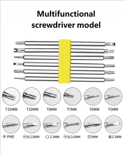 Bộ tua vít đa năng 6 trong <span class=keywords><strong>1</strong></span> công nghiệp/tự làm, có thể tùy chỉnh OEM, dụng cụ tháo lắp tại nhà với tay cầm bằng nhựa - Product Image 6