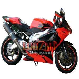 Verkleidung ssatz für Aprilia Mille RSV 1000 R RR <span class=keywords><strong>RSV1000RR</strong></span> 11LQ.38 RSV1000R RSV1000 1000R 04 05 Lager rot 06 2004 2005 2006 Bodys - Product Image 1