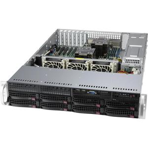 Supermicro 825BTQC-R1K23LPB Châssis de serveur tour 8x3.5 "Hot Swap SAS3 SATA HDD SSD 1200W Alimentation en titane en stock - Product Image 2