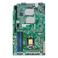 Motherboard WIO Proprietary MBD-X12STW-TF dengan Soket Intel C256 Tunggal H5 (LGA-1200), Mendukung DDR4