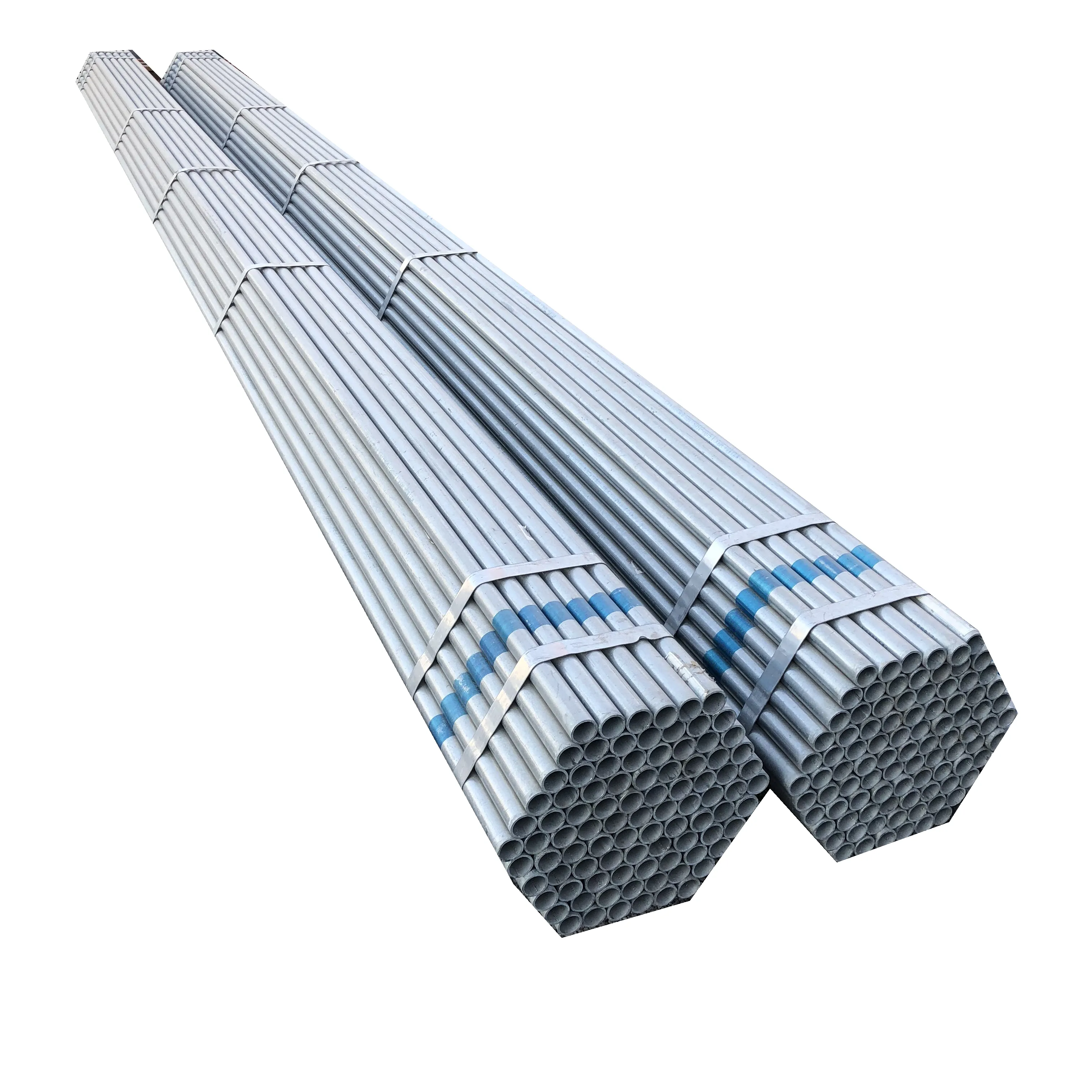 Gi tubo d'acciaio Pre tubo zincato a caldo tubo d'acciaio rotondo zincato per la costruzione
